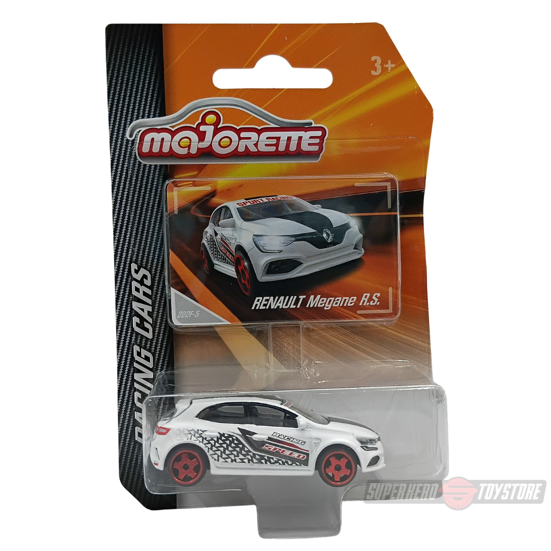 WHITE RENAULT MEGANE R.S. 1:64 Scale Die-Cast Car By Majorette -Majorette - India - www.superherotoystore.com