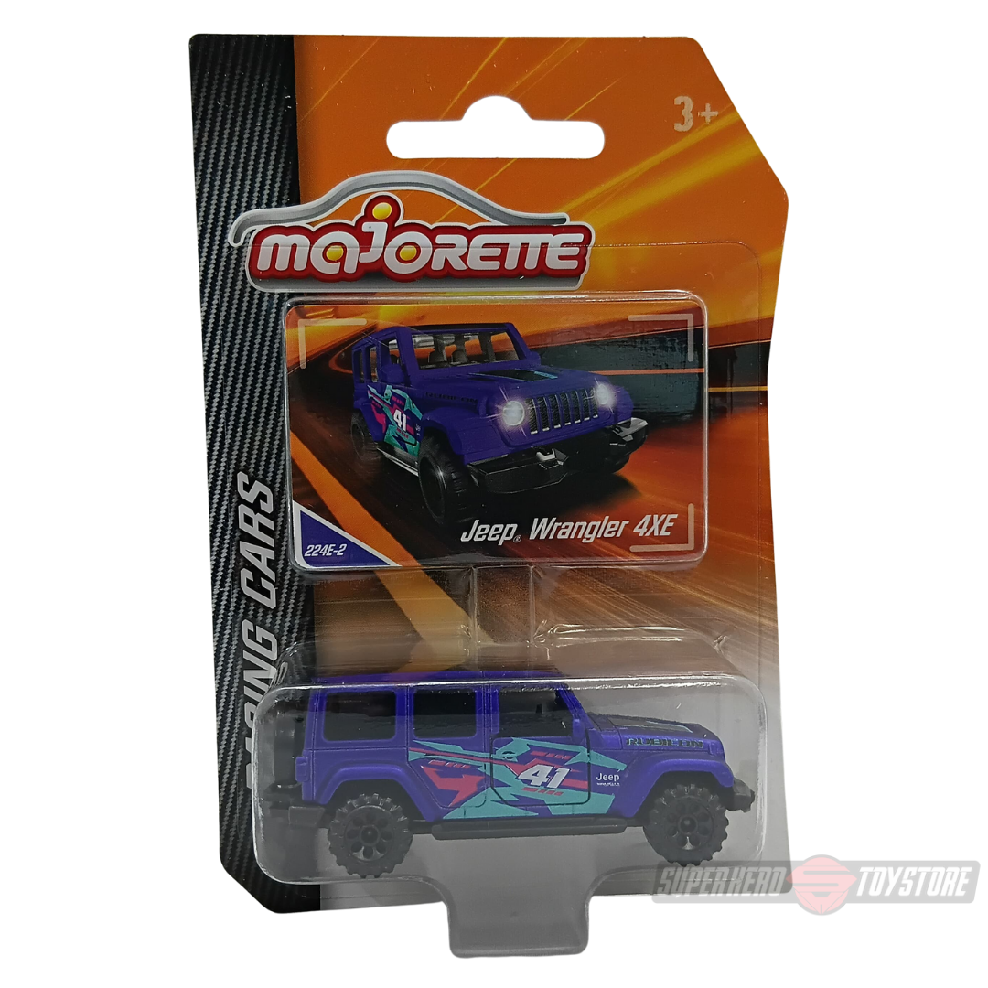 PURPLE JEEP WRANGLER 4XE 1:64 Scale Die-Cast Car By Majorette -Majorette - India - www.superherotoystore.com
