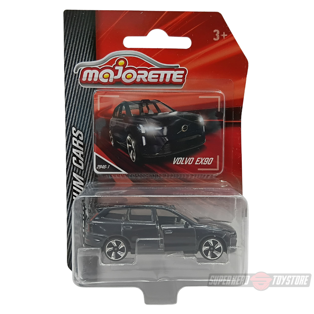 Majorette Volvo EX90 Bleu Foncé – Voiture Miniature Die-Cast Avec Carte Collector