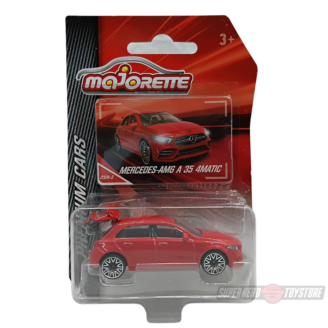 RED MERCEDES-AMG A 35 4MATIC 1:64 Scale Die-Cast Car By Majorette -Majorette - India - www.superherotoystore.com