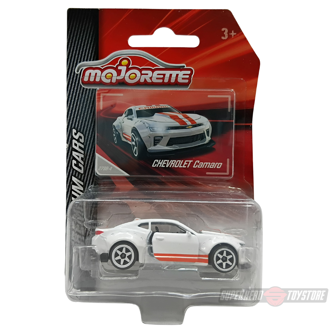 WHITE CHEVROLET CAMARO 1:64 Scale Die-Cast Car By Majorette -Majorette - India - www.superherotoystore.com
