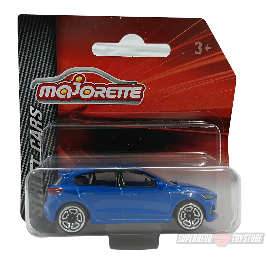 BLUE FORD FOCUS 1:64 Scale Die-Cast Car By Majorette -Majorette - India - www.superherotoystore.com