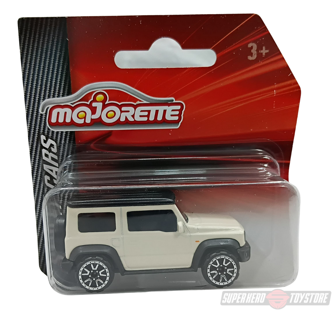 WHITE SUZUKI JIMNY 3 DOOR 1:64 Scale Die-Cast Car By Majorette -Majorette - India - www.superherotoystore.com