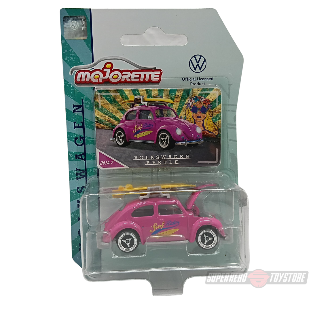PINK VOLKSWAGEN BEETLE 1:64 Scale Die-Cast Car By Majorette -Majorette - India - www.superherotoystore.com