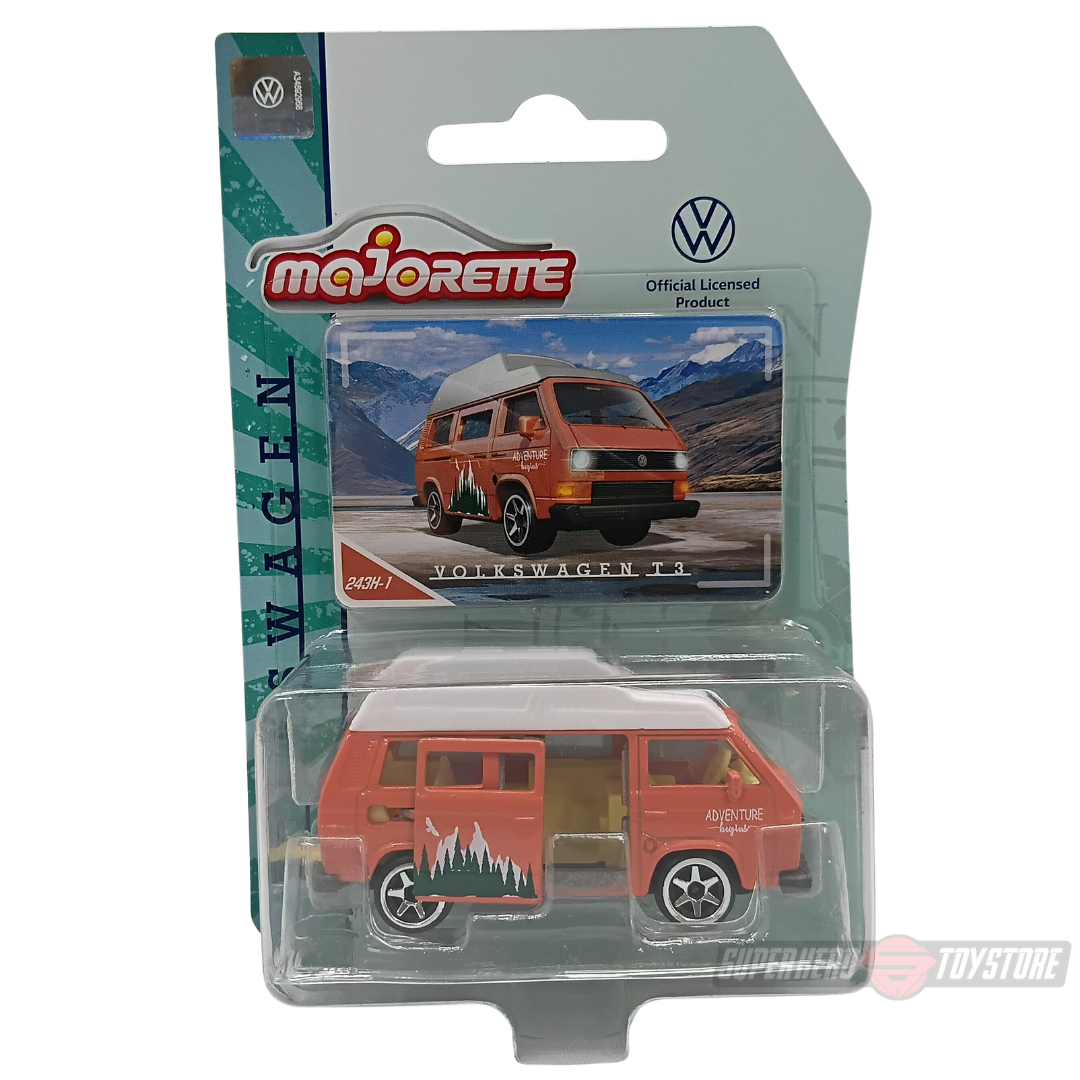 ORANGE VOLKSWAGEN T3 1:64 Scale Die-Cast Car By Majorette -Majorette - India - www.superherotoystore.com