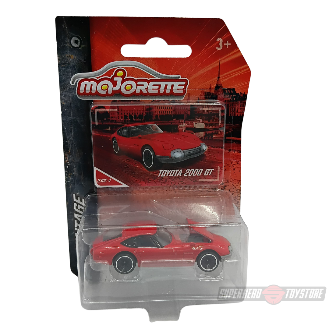 RED TOYOTA 2000 GT 1:64 Scale Die-Cast Car By Majorette -Majorette - India - www.superherotoystore.com