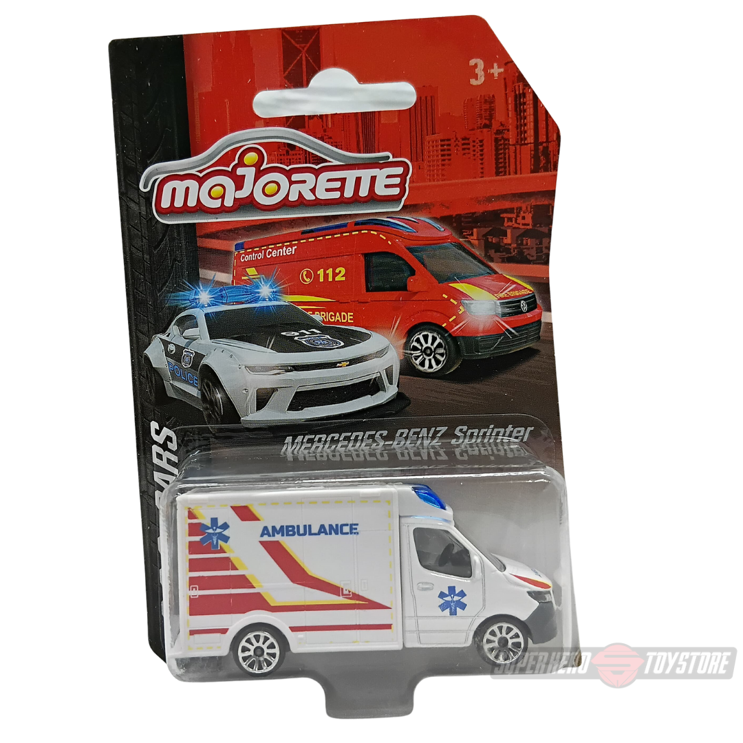 WHITE MERCEDES-BENZ SPRINTER Die-Cast Truck By Majorette -Majorette - India - www.superherotoystore.com