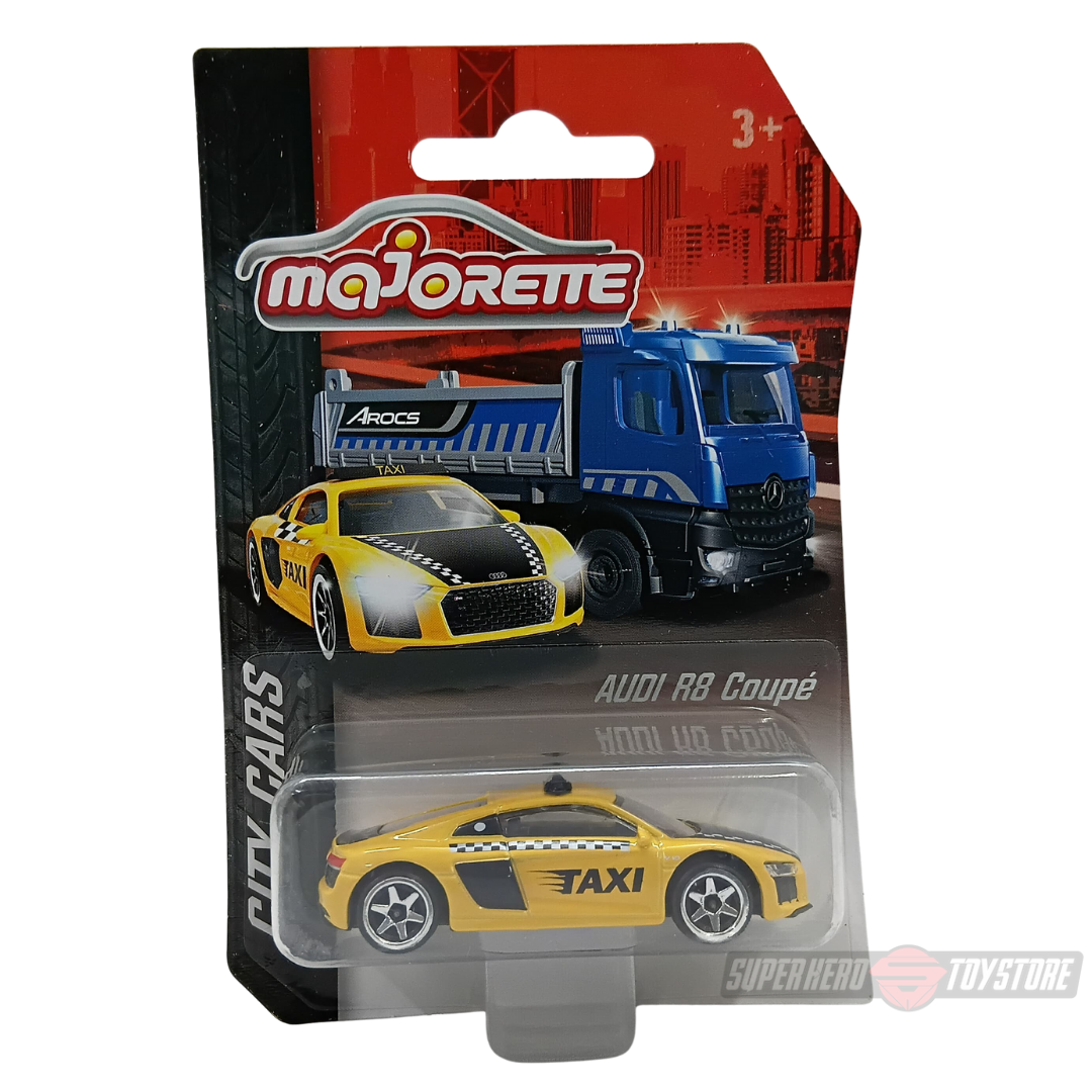 TAXI AUDI R8 COUPE 1:64 Scale Die-Cast Car By Majorette -Majorette - India - www.superherotoystore.com