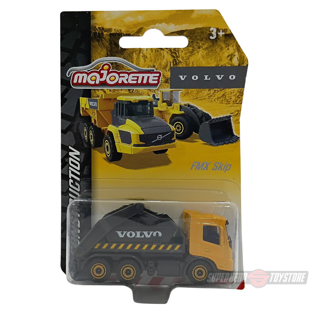 VOLVO CONSTRUCTION EQUIPMENT FMX SKIP Die-Cast Truck By Majorette -Majorette - India - www.superherotoystore.com