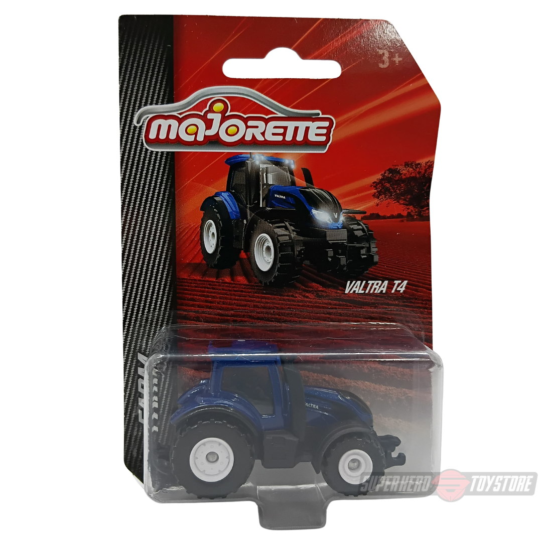 BLUE VALTRA T4 Die-Cast TRACTOR By Majorette -Majorette - India - www.superherotoystore.com