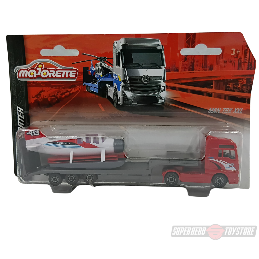 RED MAN TGX XXL Die-Cast Truck By Majorette -Majorette - India - www.superherotoystore.com