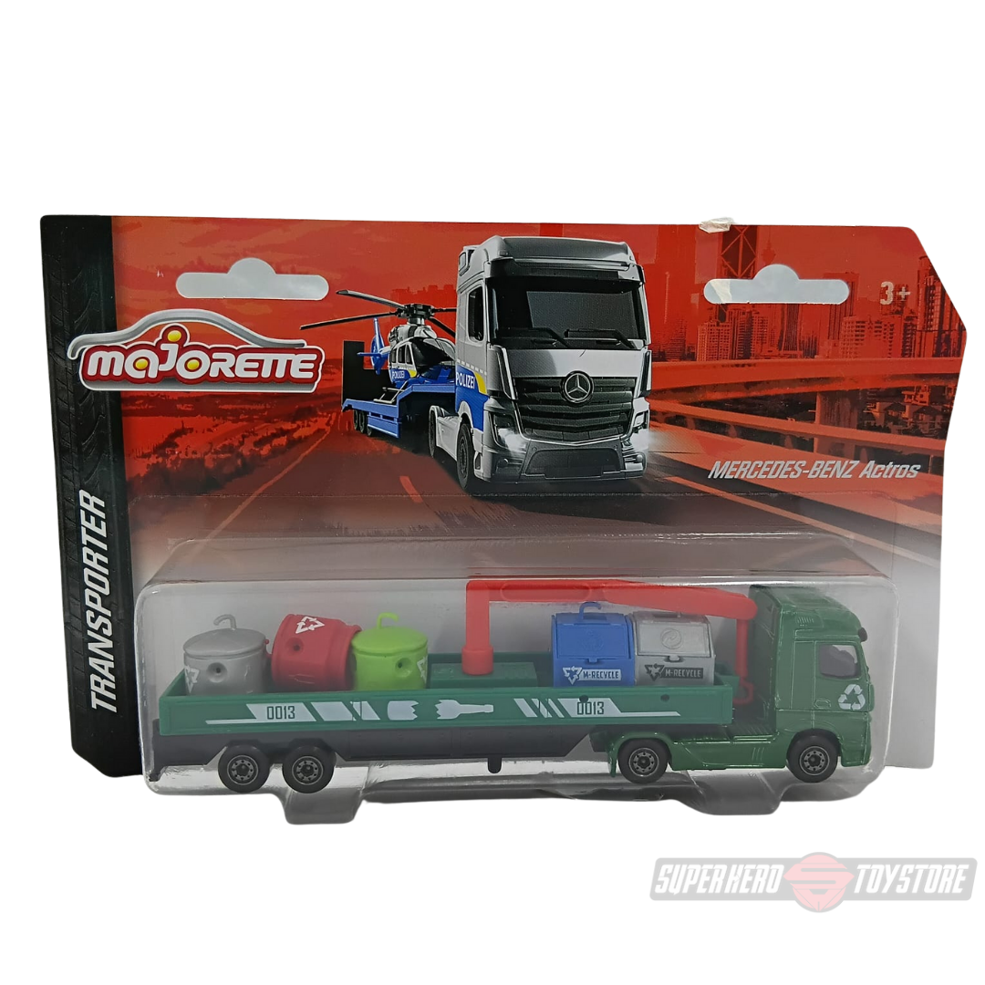 GREEN MERCEDES-BENZ ACTROS Die-Cast SET By Majorette -Majorette - India - www.superherotoystore.com