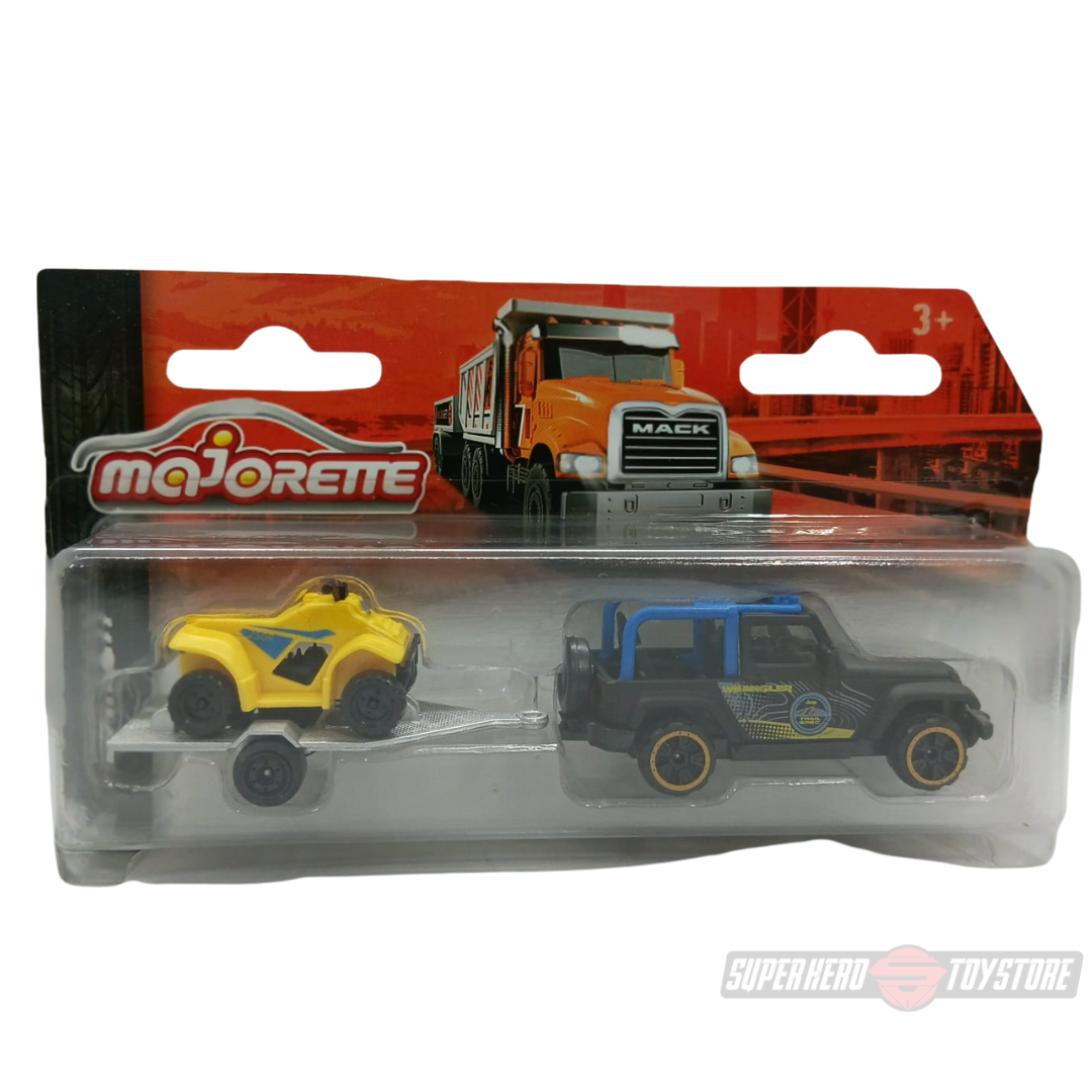 BLACK JEEP WRANGLER Die-Cast SET By Majorette -Majorette - India - www.superherotoystore.com