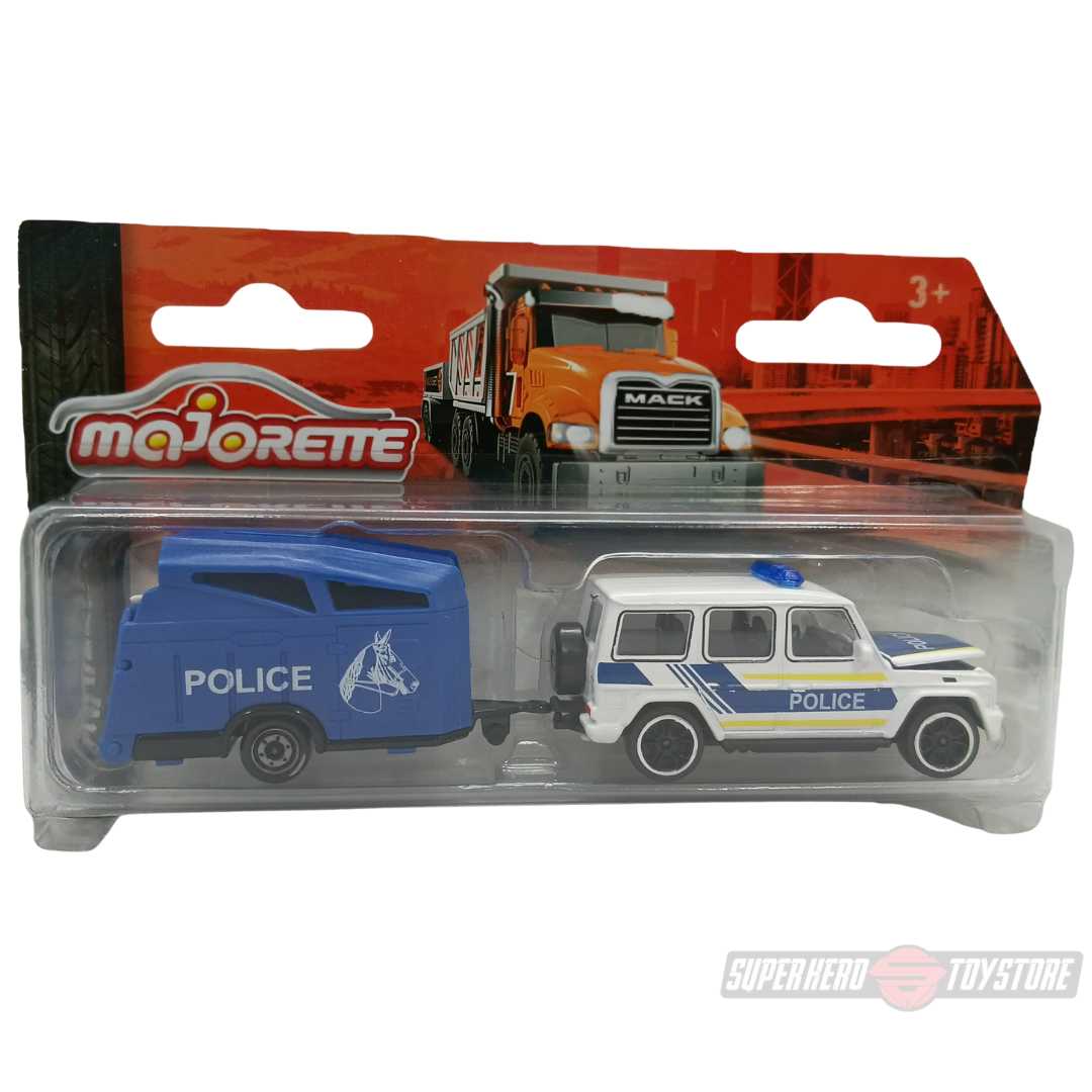 WHITE POLICE MERCEDES BENZ AMG G63 Die-Cast SET By Majorette -Majorette - India - www.superherotoystore.com