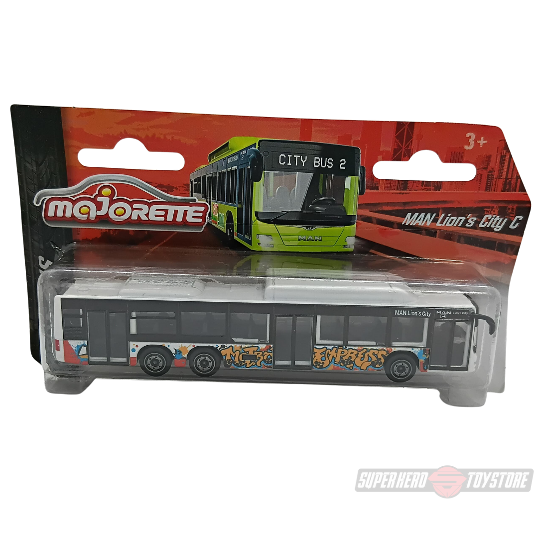 White Man Lion's City CDie-Cast Bus by Majorette -Majorette - India - www.superherotoystore.com