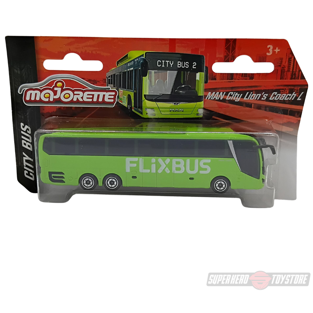 GREEN MAN CITY LIONS COACH LDie-Cast Bus by Majorette -Majorette - India - www.superherotoystore.com