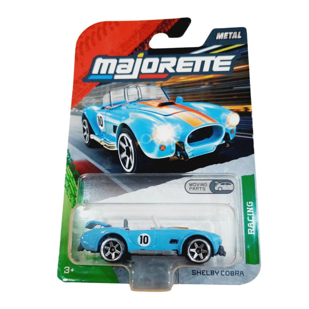 Racing Premium Blue Shelby Cobra Die-Cast Car By Majorette