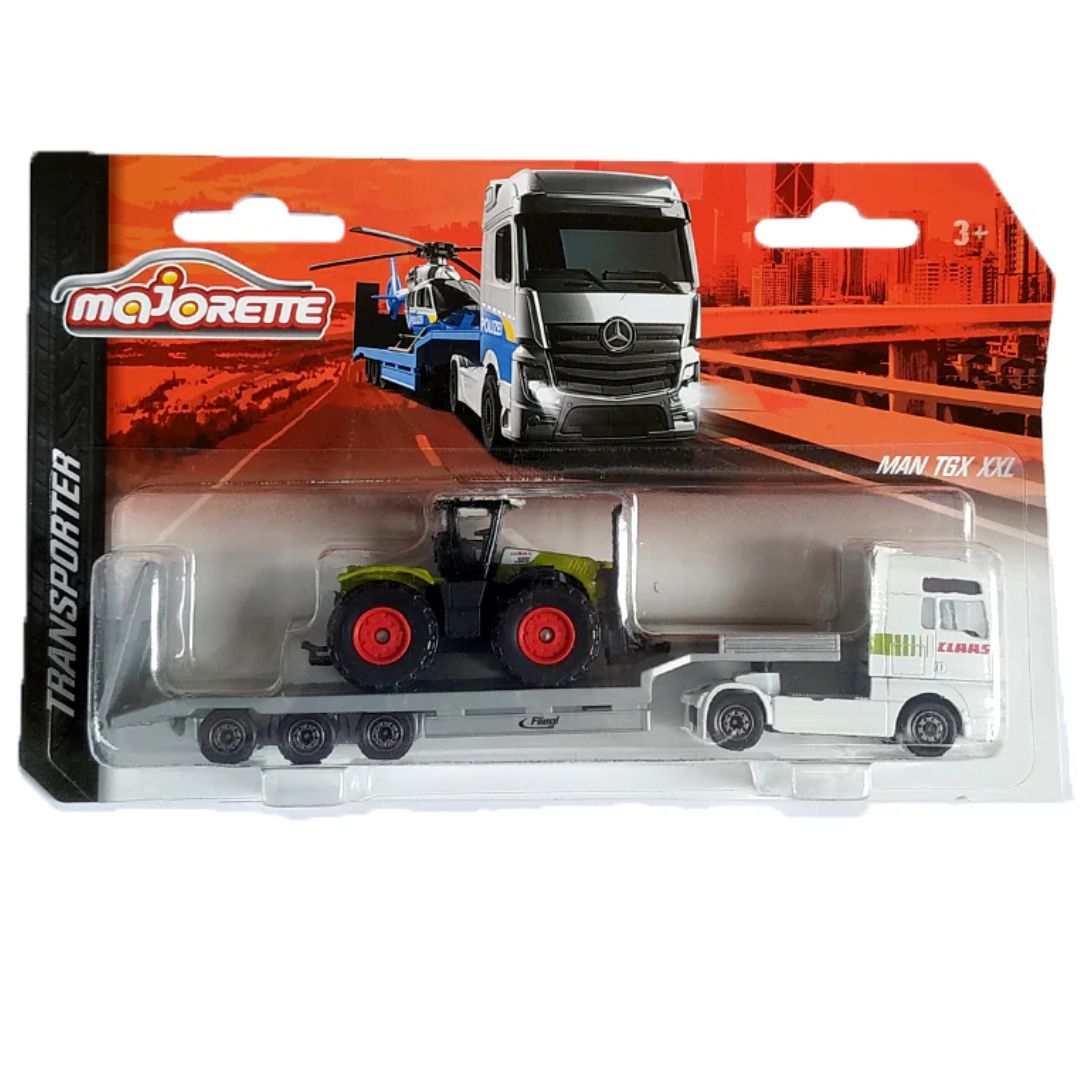 City Transport White Man TGX XXL Die-Cast Truck By Majorette -Majorette - India - www.superherotoystore.com