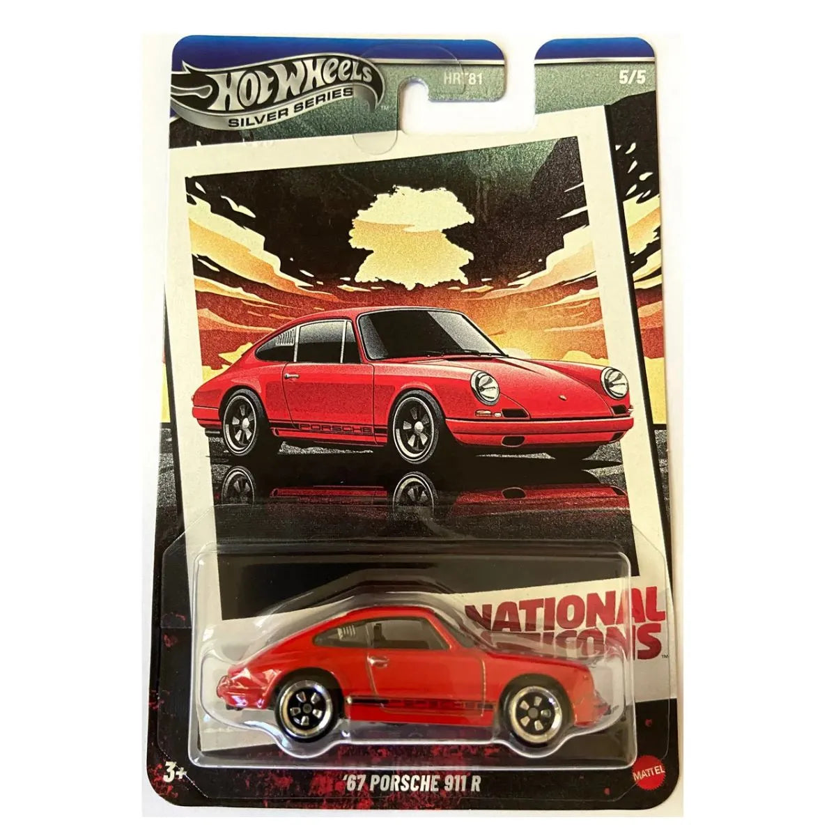 Vintage Assortment 1967 Porsche 911 R 1:64 Scale Die-Cast Car By Hot Wheels