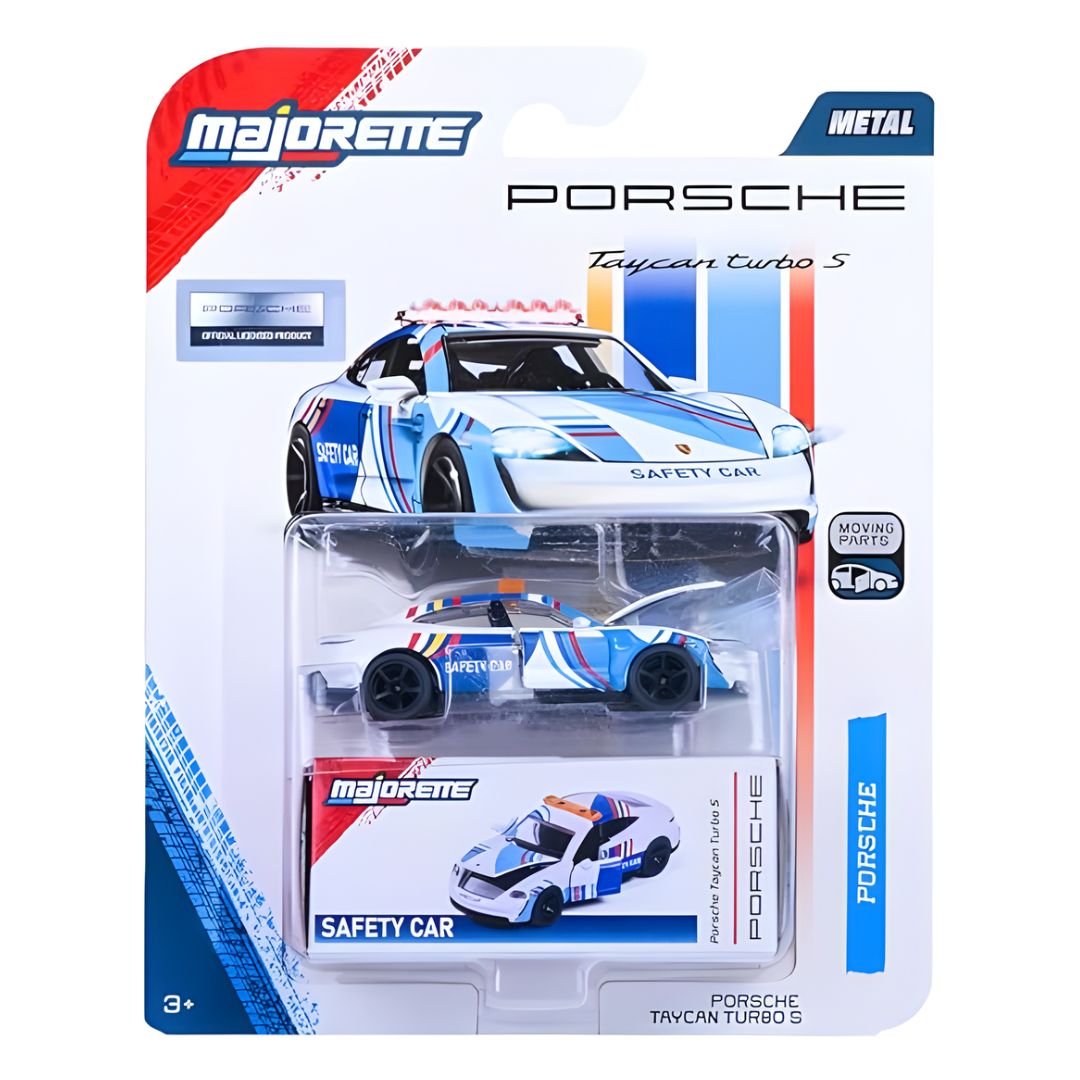 Porsche Deluxe Series - PORSCHE TAYCAN TURBO S 1:64 Scale Die-Cast Car By Majorette -Majorette - India - www.superherotoystore.com