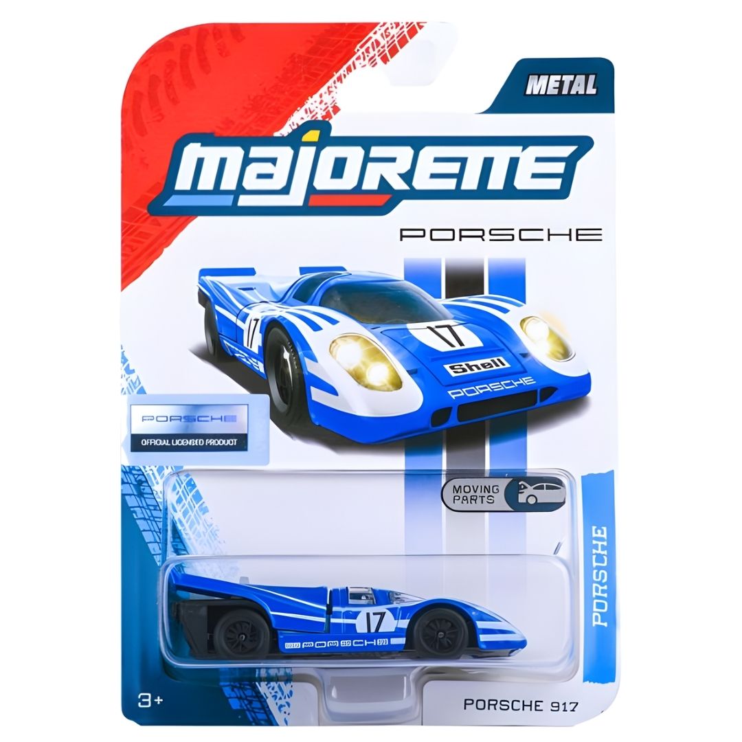 Porsche Premium Series Blue 917 1:64 Scale Die-Cast Car By Majorette -Majorette - India - www.superherotoystore.com