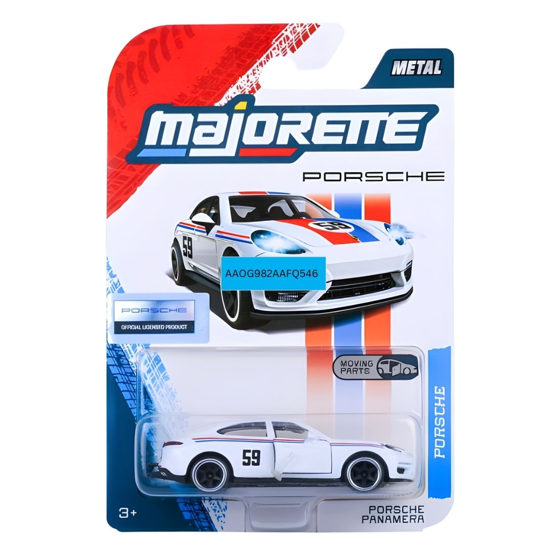 Porsche Premium Series White Panamera 1:64 Scale Die-Cast Car By Majorette -Majorette - India - www.superherotoystore.com