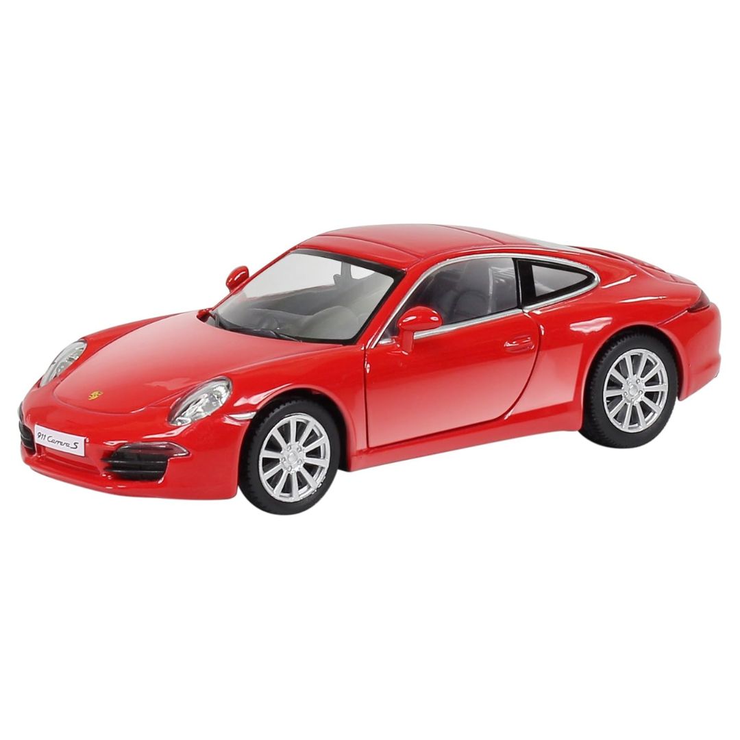 Red Porsche 911 Carrera S 1:43 Scale Die-Cast Car By RMZ