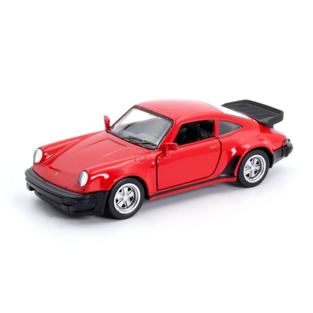 Red Porsche 930 Turbo 3.3 1:43 Scale Die-Cast Car By RMZ