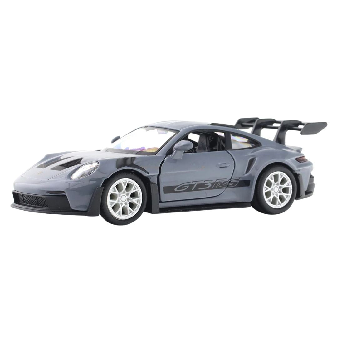 Grey Porsche 911 GT3 RS 1:43 Scale Die-Cast Car By RMZ