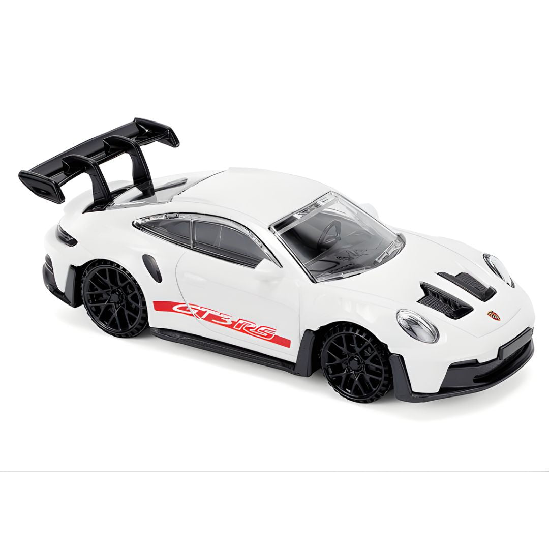 White Porsche 911 GT3 RS 1:43 Scale Die-Cast Car By RMZ