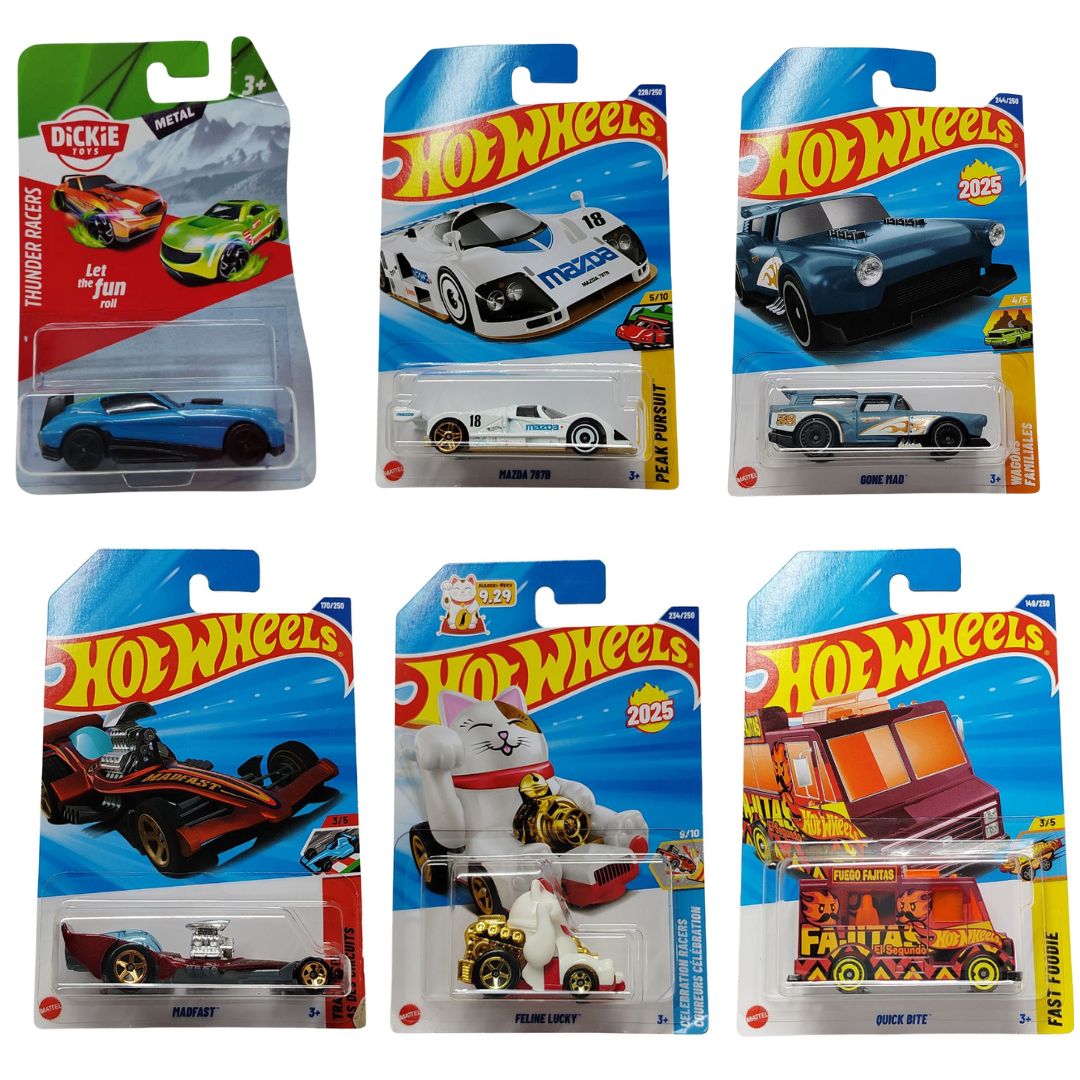 1:64 Scale Die-Cast Car Set 5 -Hot Wheels - India - www.superherotoystore.com