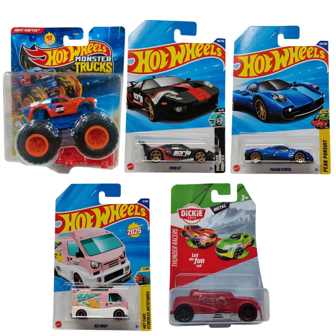 1:64 Scale Die-Cast Car Set 7 -Hot Wheels - India - www.superherotoystore.com