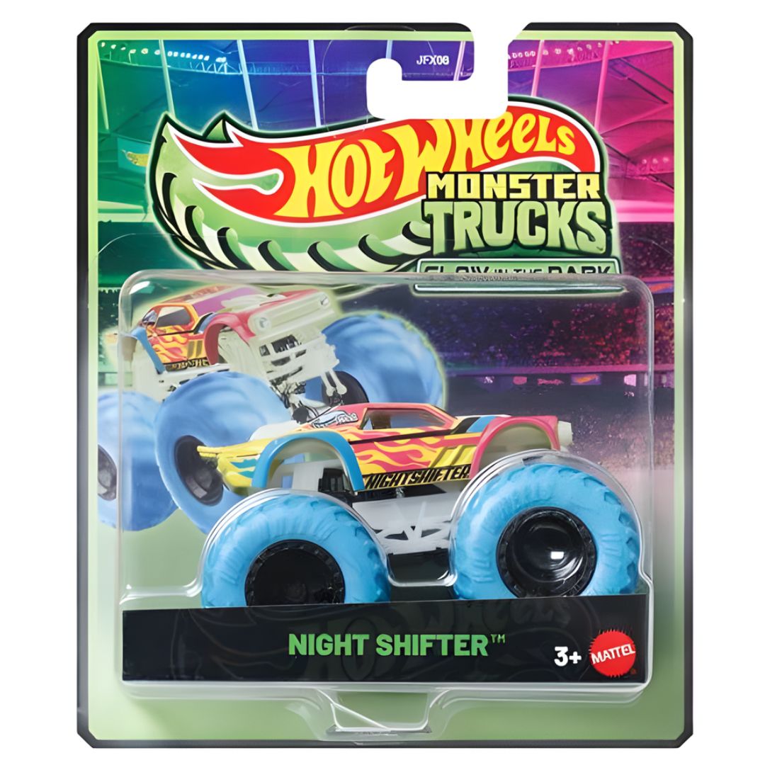 Hot Wheels Monster Trucks Glow In The Dark Night Shifter™ By Hot Wheels -Hot Wheels - India - www.superherotoystore.com