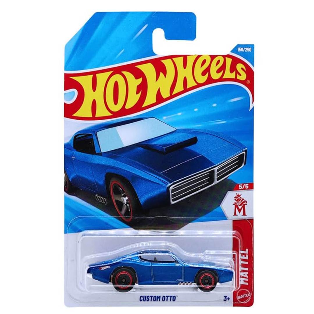 Blue Mattel Custom Otto (156/250) 1:64 Scale Die-Cast Car By Hot Wheels -Hot Wheels - India - www.superherotoystore.com