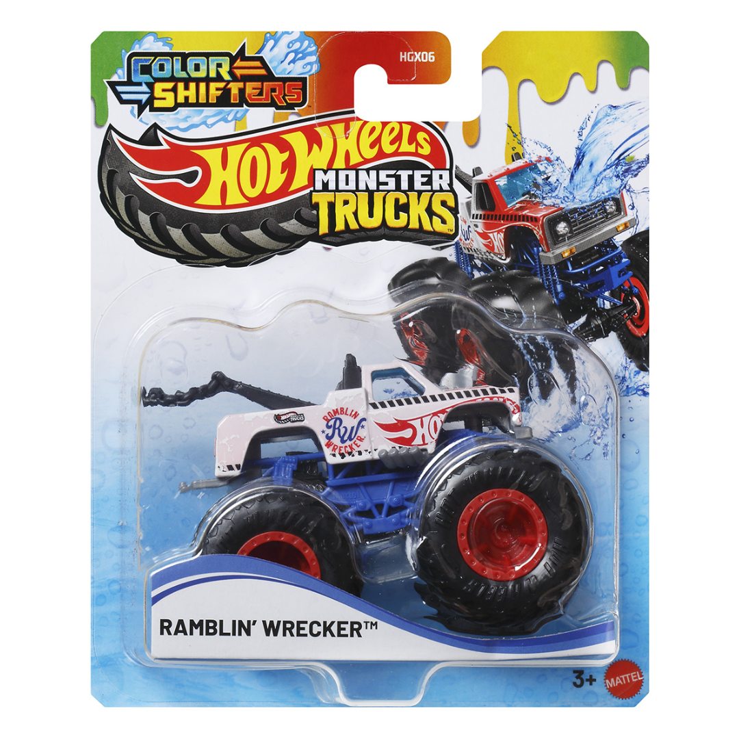 Colour Shifters Ramblin' Wrecker 1:64 Scale Die-Cast Monster Truck By Hot Wheels -Hot Wheels - India - www.superherotoystore.com