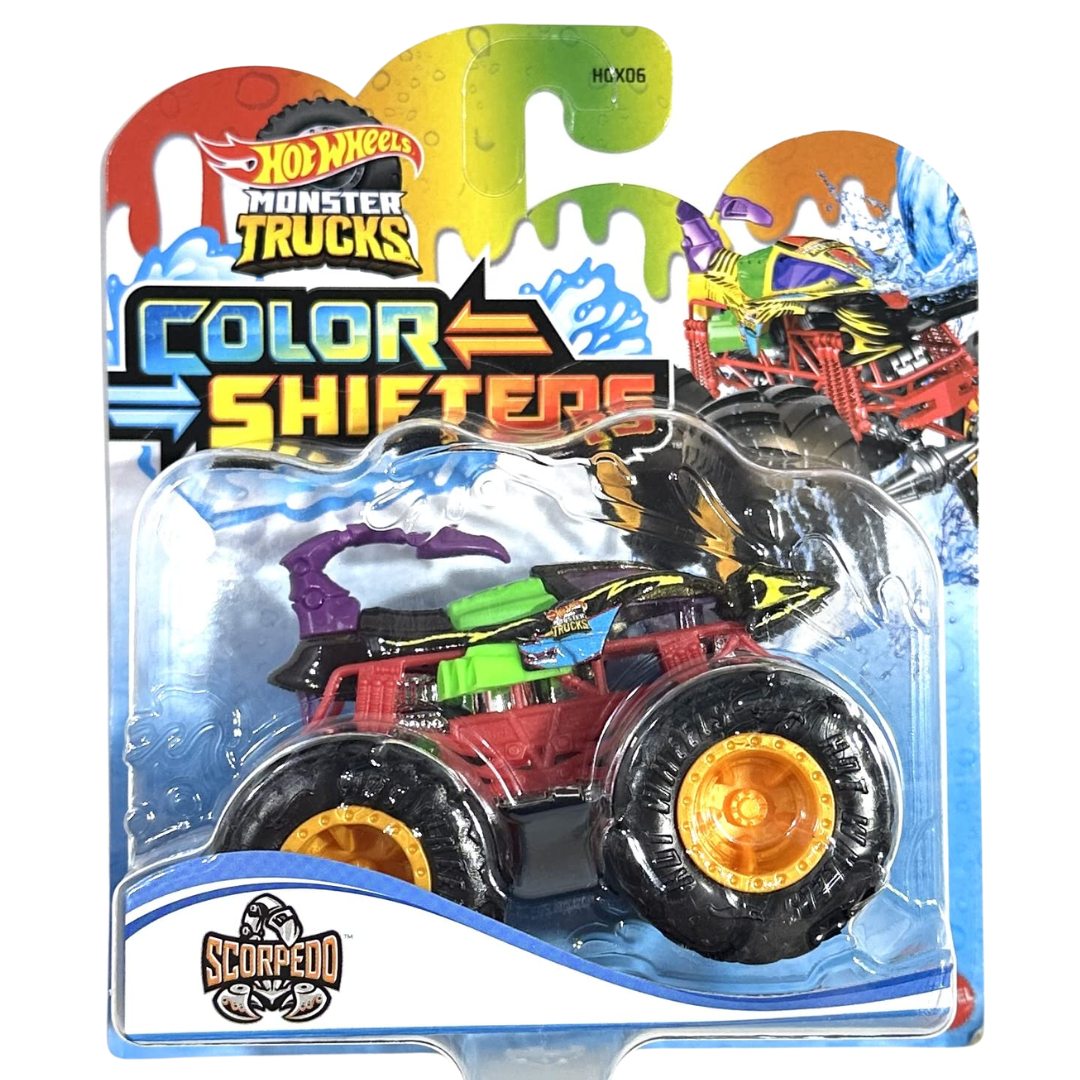 Colour Shifters Scorpedo 1:64 Scale Die-Cast Monster Truck By Hot Wheels -Hot Wheels - India - www.superherotoystore.com