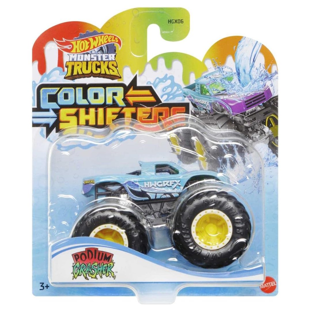 Colour Shifters Podium Crasher 1:64 Scale Die-Cast Monster Truck By Hot Wheels -Hot Wheels - India - www.superherotoystore.com