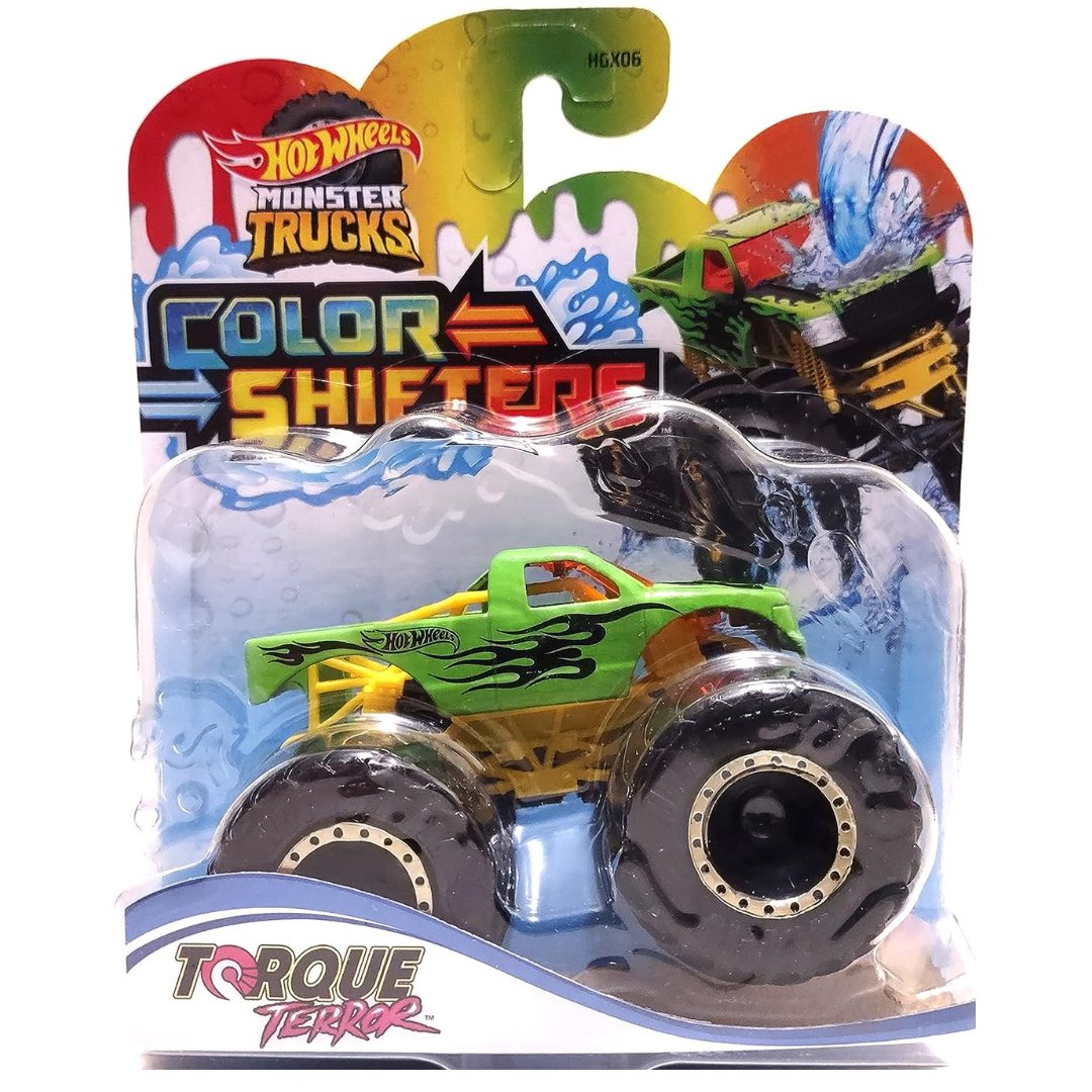 Colour Shifters Torque Terror 1:64 Scale Die-Cast Monster Truck By Hot Wheels -Hot Wheels - India - www.superherotoystore.com