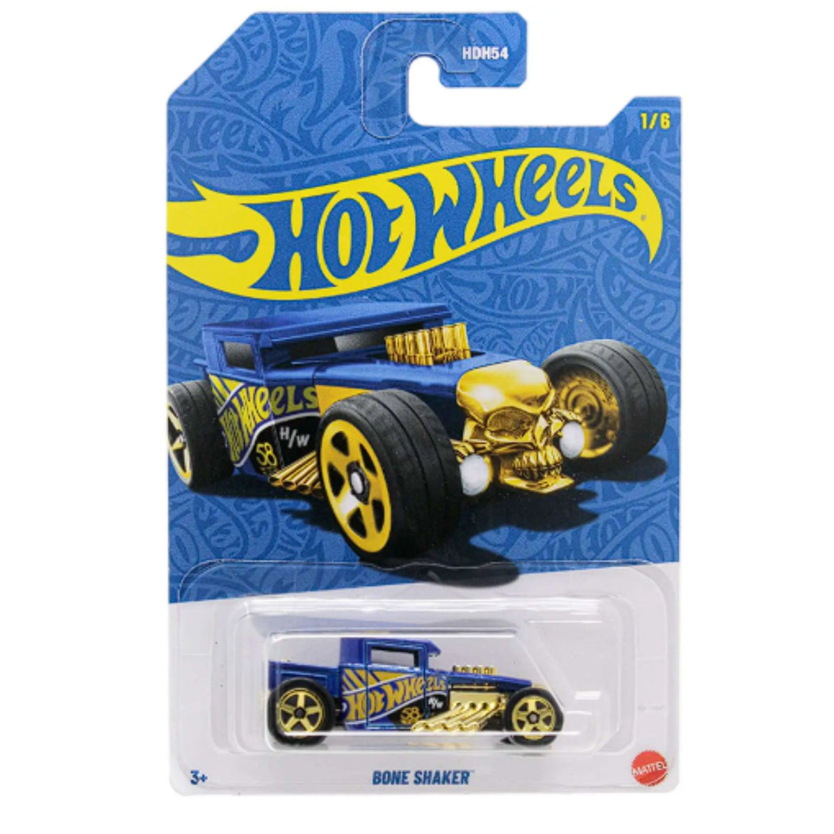 Pearl &amp; Chrome Bone Shaker 1:64 Scale Die-Cast Car By Hot Wheels -Hot Wheels - India - www.superherotoystore.com