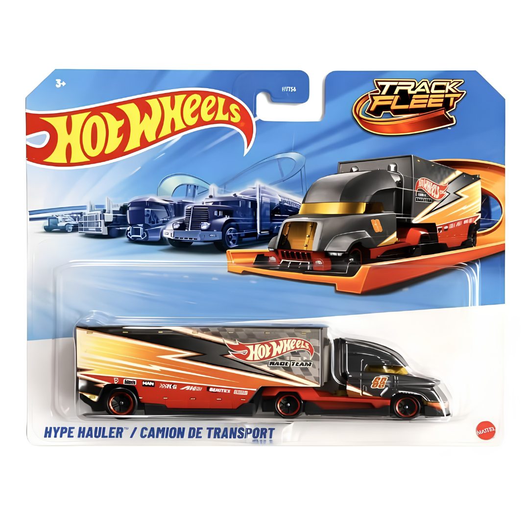 Track Fleet Hype Hauler 1:64 Scale Die-Cast Car By Hot Wheels -Hot Wheels - India - www.superherotoystore.com
