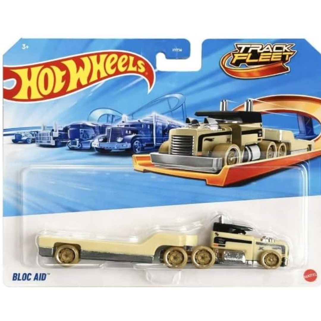 Track Fleet Bloc Aid 1:64 Scale Die-Cast Car By Hot Wheels -Hot Wheels - India - www.superherotoystore.com