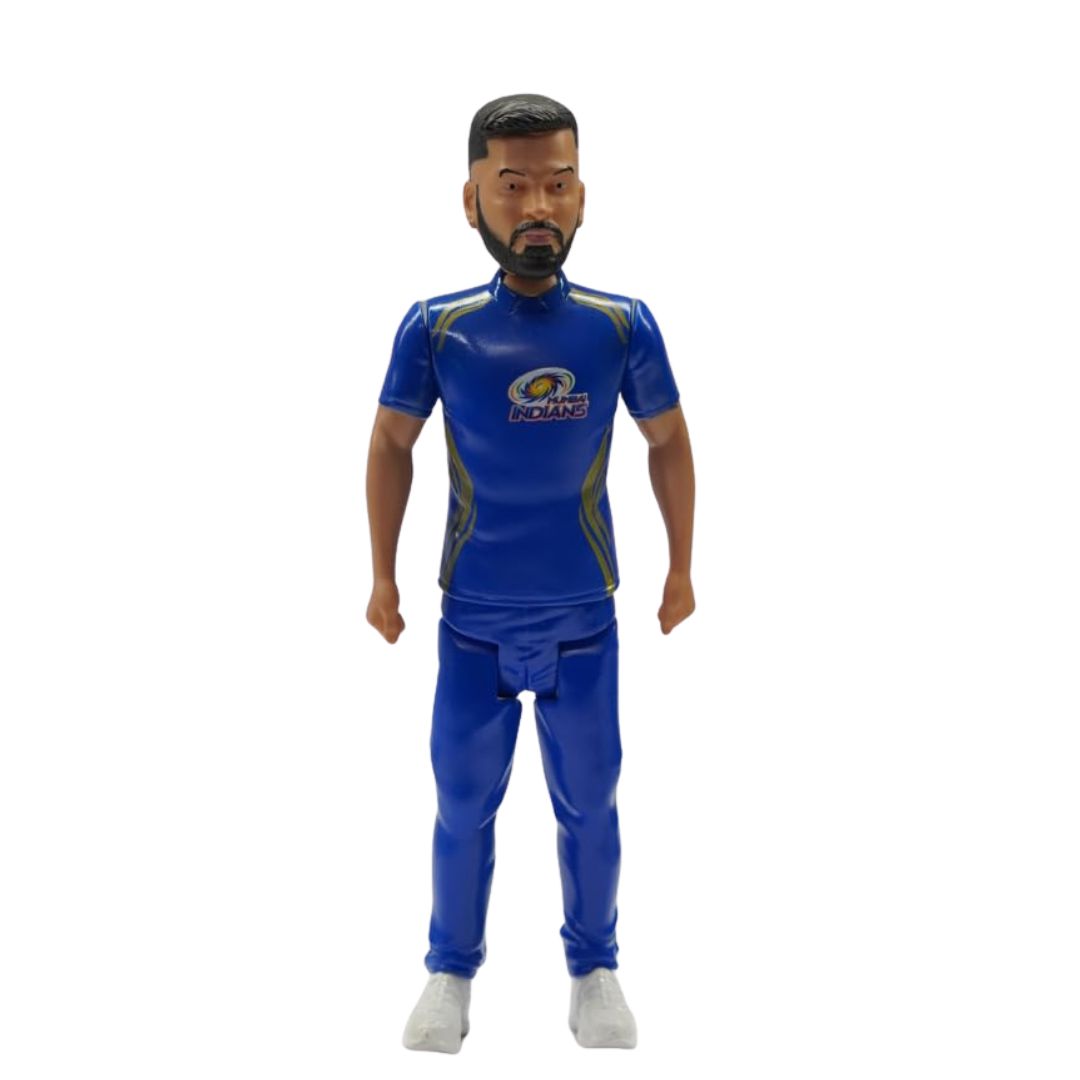 Mumbai Indians - MI - Hardik Pandya Action Figure by Cricket Icons -Cricket Icons - India - www.superherotoystore.com