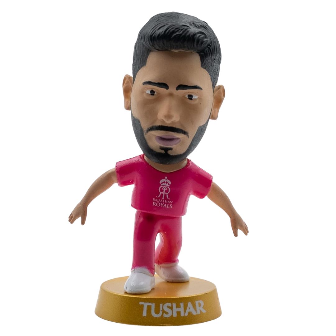 Rajasthan Royals - RR - Tushar Deshpande Figure by Cricket Icons -Cricket Icons - India - www.superherotoystore.com