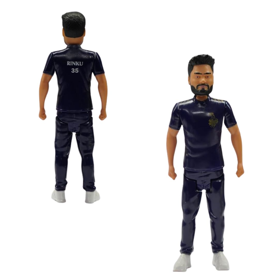 KKR - Kolkatta Knight Riders - Rinku Singh Action Figure by Cricket Icons -Cricket Icons - India - www.superherotoystore.com