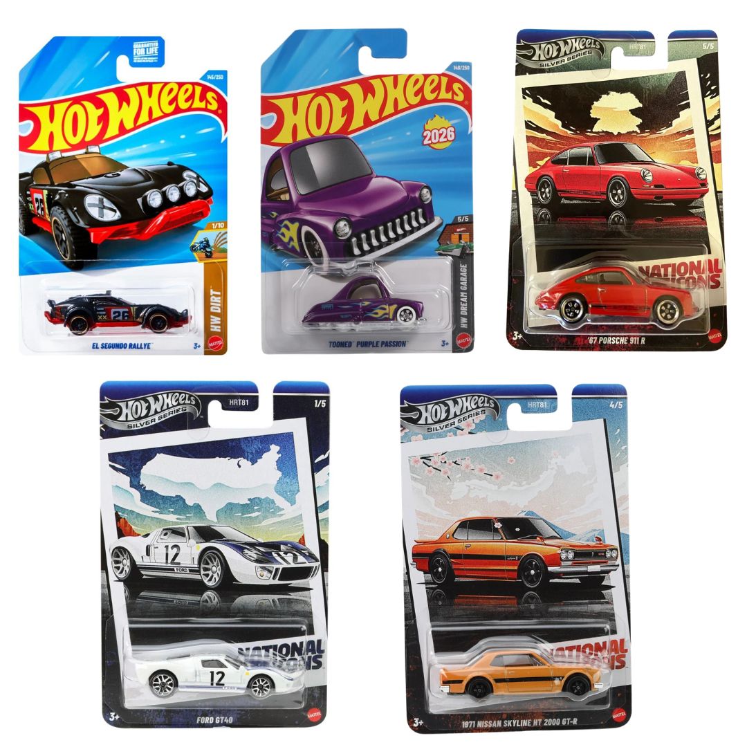 Vintage Assortment Mix 1 1:64 Scale Die-Cast Car Mix Set -Hot Wheels - India - www.superherotoystore.com