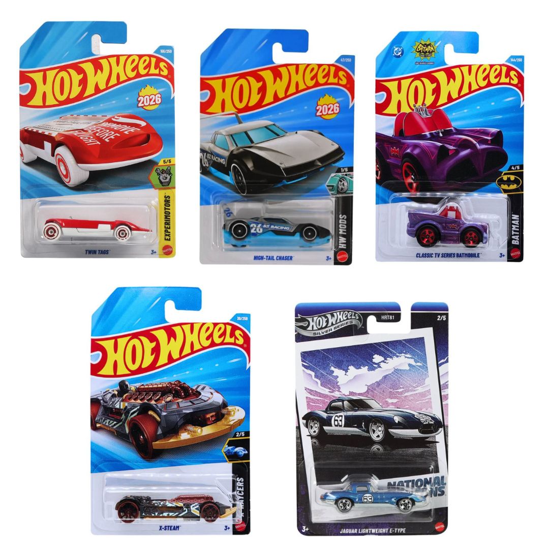 Vintage Assortment Mix 2 1:64 Scale Die-Cast Car Mix Set
