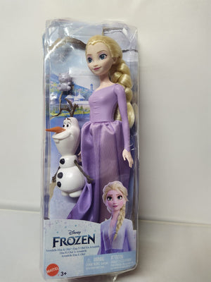 Disney Frozen Toys, Elsa Fashion Doll and Olaf Figure by Mattel (Damaged Box) -Mattel - India - www.superherotoystore.com