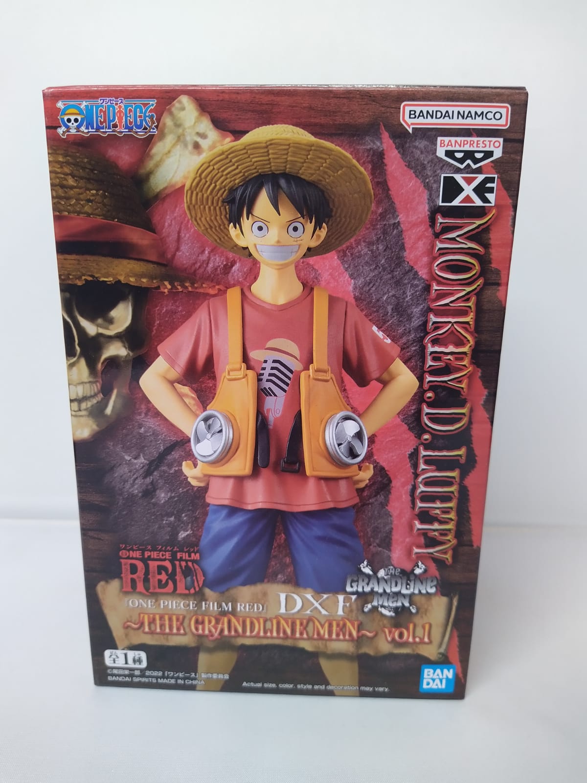 One Piece Film Red: Monkey D Luffy Dxf The Grandline Men Vol.1 Statue by Banpresto  (Damaged Box) -Banpresto - India - www.superherotoystore.com