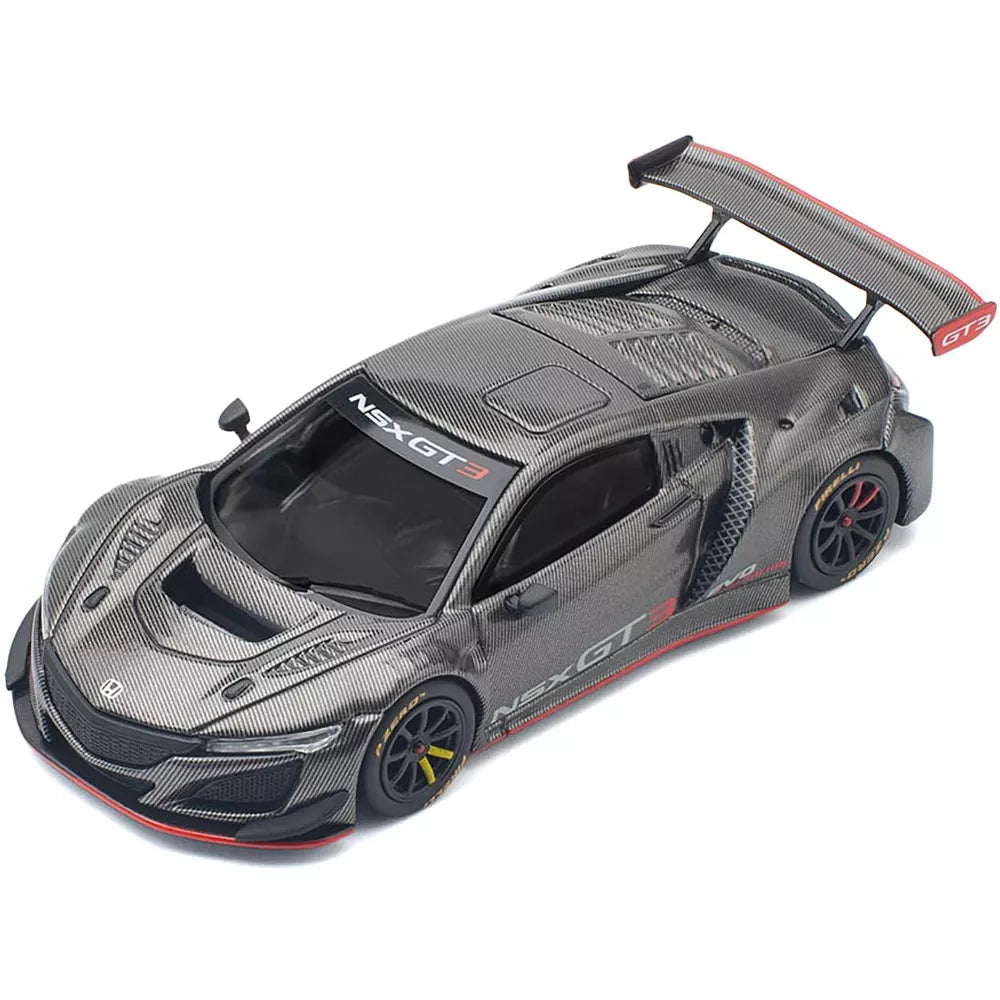 Carbon Edition Honda NSX GT3 EVO22 1:64 Scale Die-Cast Car By Pop Race -Pop Race - India - www.superherotoystore.com