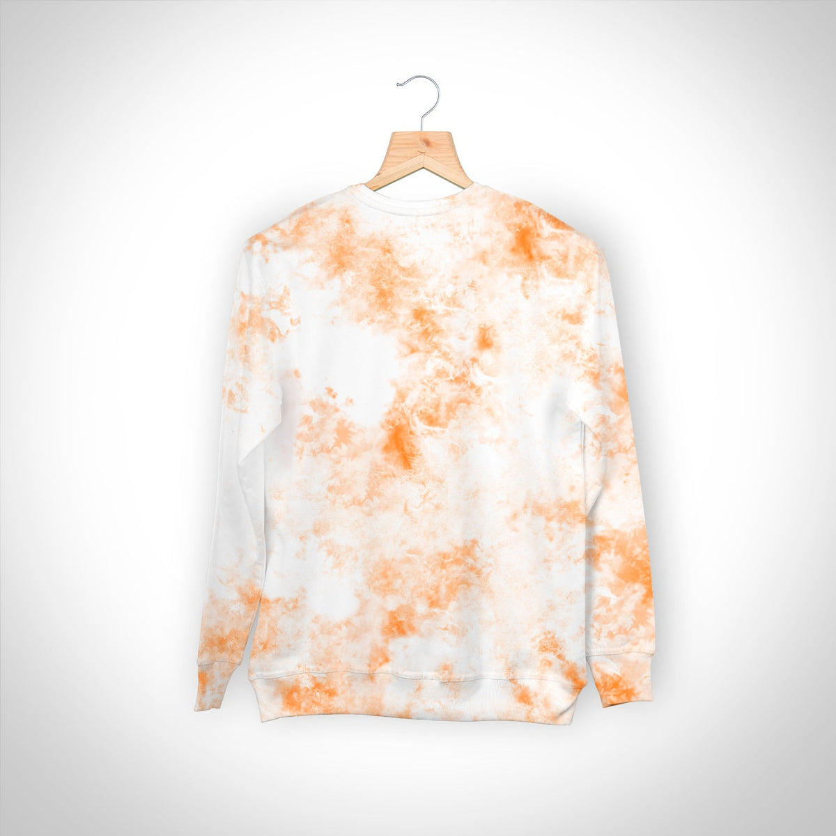 ISRO Rust Tie Dye Unisex Unisex Sweatshirt -A47 - India - www.superherotoystore.com